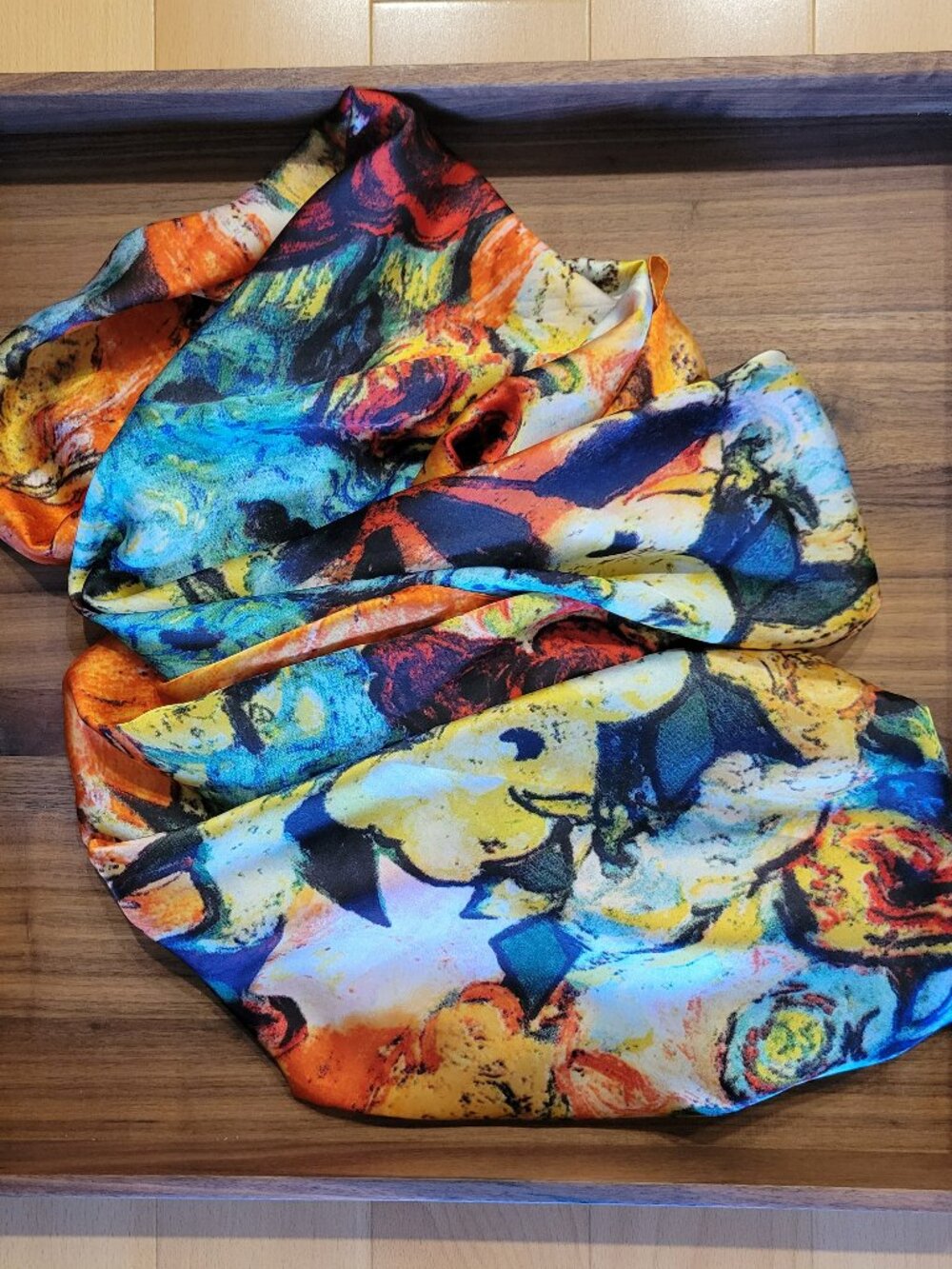 Floral Burst Scarf / Pashmina